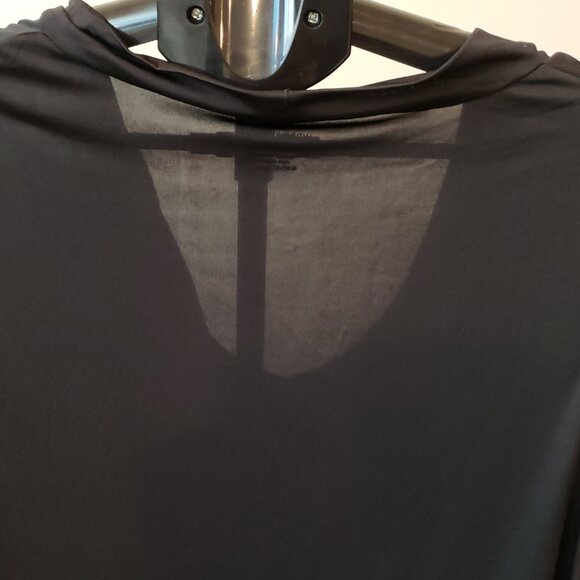 Worthington Black Draped Mock Neck Tank, Size:  XL - Picture 7 of 9